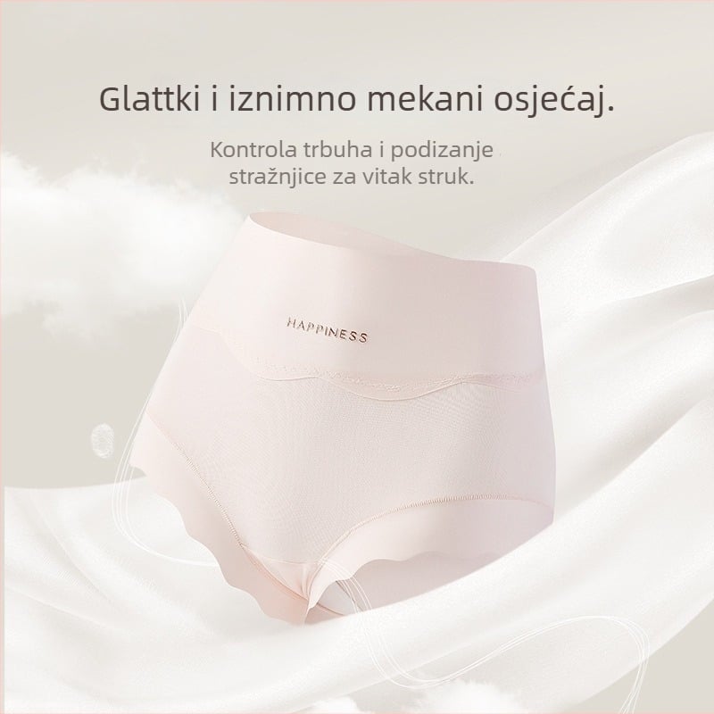 Damsko donje rublje s visokim strukom od modala, antibakterijsko, prozračan materijal, pamukova podstava