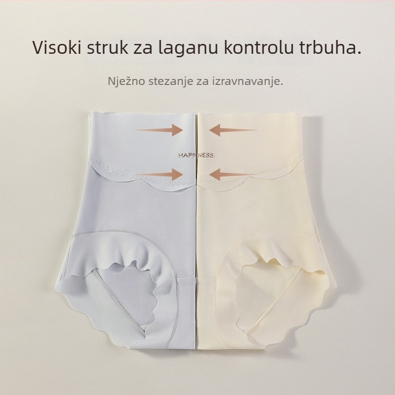 Damsko donje rublje s visokim strukom od modala, antibakterijsko, prozračan materijal, pamukova podstava
