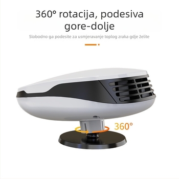 Auto grijač i odmagljivač vjetrobranskog stakla, 12V/24V, 200W, ABS + bakar, model CX-22-10