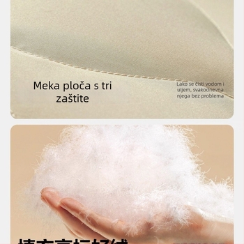 Dječja vesta s perjem bez rukava, 95% perja, podstava od pamuka, vanjska tkanina od pamuka, bez kapulje, proljeće 2025