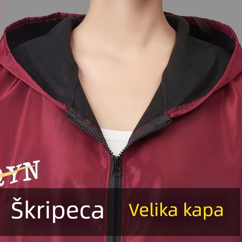 Prsluk s rukavima, vodootporan poliester, korejski stil, odrasla osoba, Cheng shang