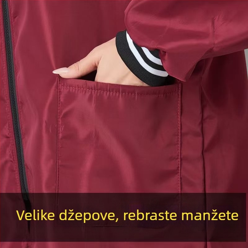 Prsluk s rukavima, vodootporan poliester, korejski stil, odrasla osoba, Cheng shang