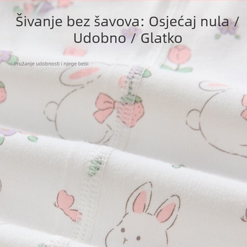Dječji top za jesen i proljeće, 100% pamuk, okrugli izrez, za djevojčice 1–3 godine, bez kapuljače