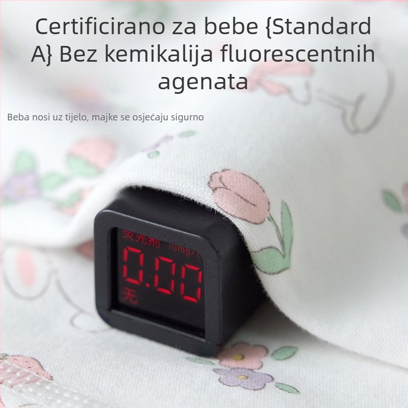 Dječji top za jesen i proljeće, 100% pamuk, okrugli izrez, za djevojčice 1–3 godine, bez kapuljače