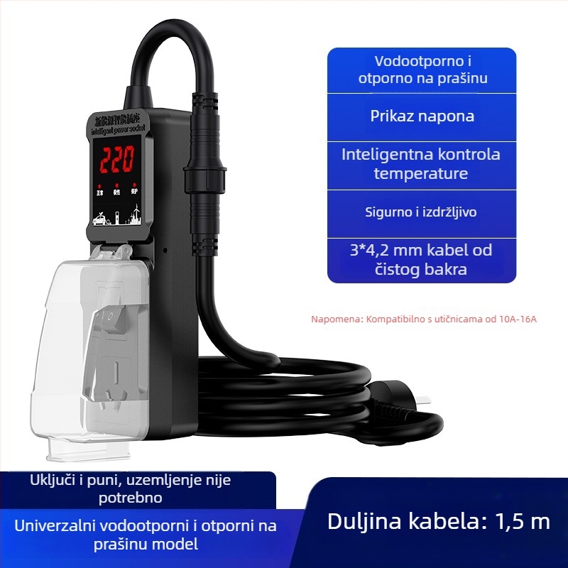 Namijenjeni EV punjački priključak s kabelom – Tiger Electric Man; bez prilagodbe
