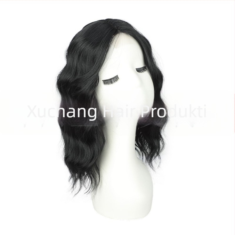 Top Hairpiece za kovrčavu kosu, lagan volumen, termički otporan sintetički materijal Hp327, za žene