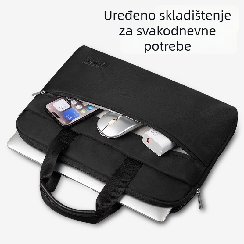 Ručna torba za prijenosno računalo – vodootporna, ultra lagana, otporna na udarce, sklopiva, poliester