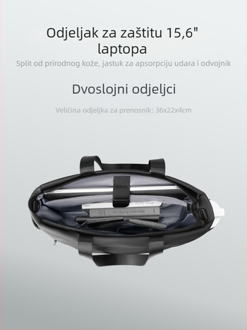 Marco laiden muška torba za laptop od Oxford platna — otporna na habanje, zaštita od udara, gradski minimalistički stil, podstava od poliestera, ljeto 2025