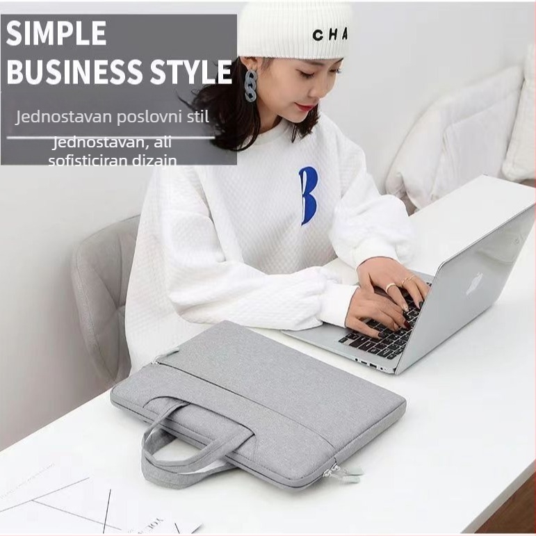 Torba za prijenosno računalo – ultra lagana, otporna na habanje, otporna na potres, Oxford platno; poslovni elit stil, prenosna aktovka, podstava Oxford (Materijal: Oxford platno; Funkcije: Ultra Light, Wear-Resistant, Earthquake Resistance)
