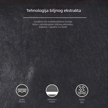 Muška crossbody torba od kože prvog sloja teleće kože – prava koža, otporna na habanje, polyester podstava, svakodnevna upotreba