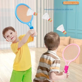 Set reketa za badminton i tenis s poliesterskim nitima, 95–100 g, srednja tvrdoća, za unutarnju i vanjsku igru