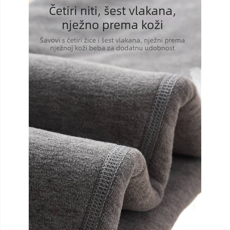 Dječje zimske termalne hlače za bazni sloj, 90% poliestera, visoki struk, za djecu iznad 8 godina