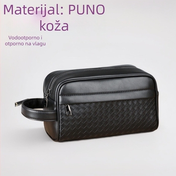 Muška clutch torba za putovanja s više pretinaca, PU materijal, vodootporna, ultra lagana, podstava od najlona