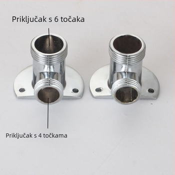 Tuš adapter s bakrenim tijelom za skrivenu i otvorenu instalaciju – moderni minimalistički stil