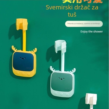 Držač za tuš bez bušenja (Materijal: Plastika; Montaža: Bez bušenja; Model: Univerzalni; Radna temperatura: 27; Nazivni tlak: 50)