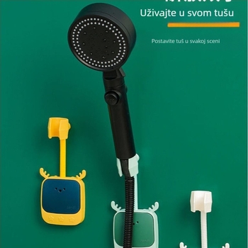 Držač za tuš bez bušenja (Materijal: Plastika; Montaža: Bez bušenja; Model: Univerzalni; Radna temperatura: 27; Nazivni tlak: 50)