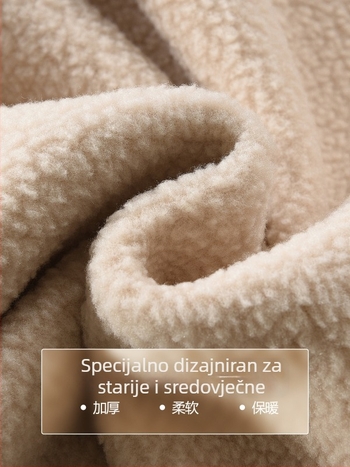 Ženski zimski kardigan jakna s kariranim uzorkom, vuneno‑poliesterska smjesa do 30% poliester, elegantan gradski stil, duljina 50–65 cm, proljetno izdanje 2025