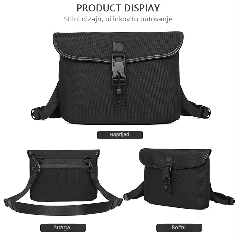 Muška crossbody torba End&start, najlon, ulični stil, vodootporna, olakšava nošenje
