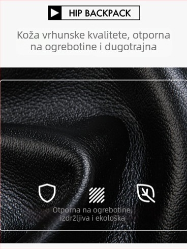 Muška torba preko ramena od kože prvog sloja, korejskog stila, za putovanja, Bonny Kangaroo