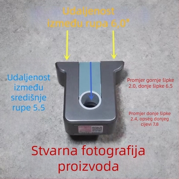 Zidni nosač za tuš s podesivim uzimanjem šipke, ABS, WATERMARK certifikat, Novi kineski stil