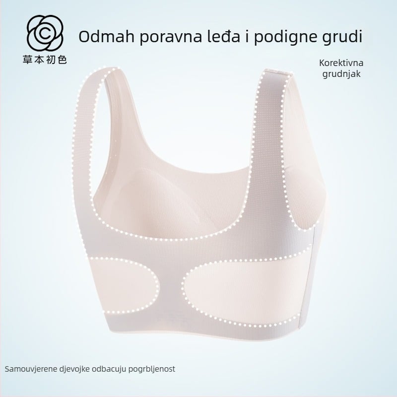 Dječji grudnjak u stilu vestice, najlon, puna košarica, tanke oblikovane košarice s pjenom, fiksne dvostruke naramenice, za dob 12–15