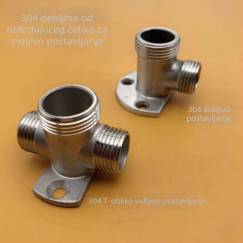 Površinski montirana osnova za tuš adapter | 304 nehrđajući čelik | moderan minimalistički stil | prilagodljivo