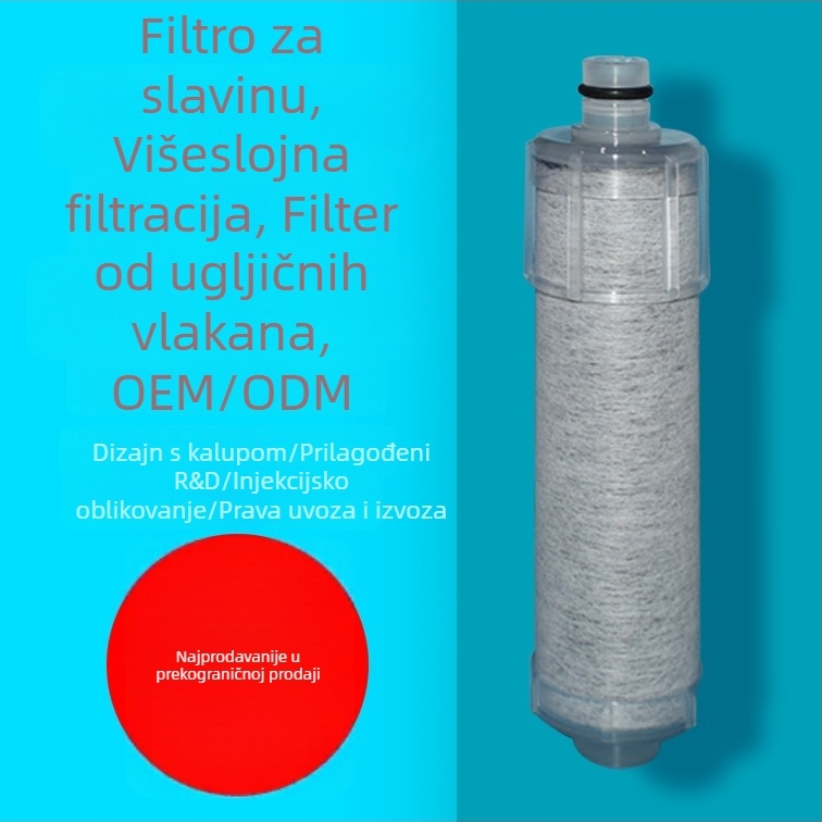 Tuš filter element, PP, model 20-21-22, skrivena ugradnja, filtracija