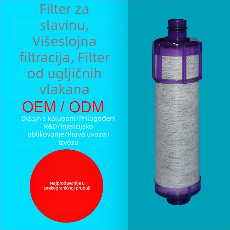 Tuš filter element, PP, model 20-21-22, skrivena ugradnja, filtracija