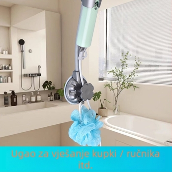 Držač za sušilo za kosu, ruke slobodne, bez bušenja, ručni montaža, ABS, moderni jednostavni stil