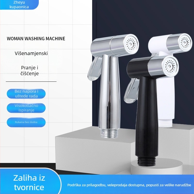Visokopritisni bidet-sprayer, ABS plast, moderni minimalistički stil, prilagodljive opcije