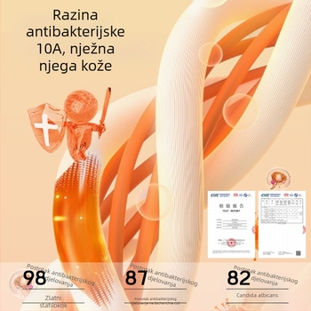 Ženska Derong termo vest s integriranim košaricama, dvostruki sloj, V izrez, pulover