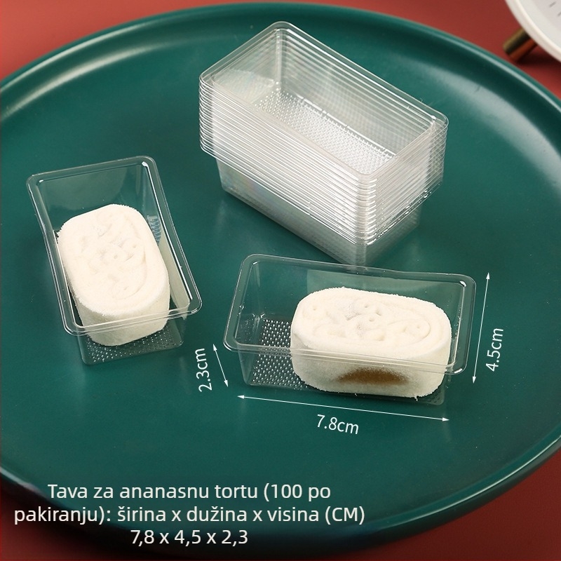 Torba za pakiranje ananas keksa, gravurni otisak, kompozitni materijal, samo-zatvaranje ili strojno zatvaranje