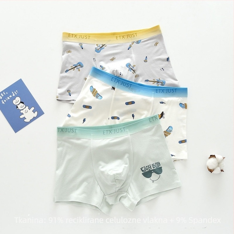 Muške modal boxerice, srednji pojas, za djecu od 8 godina