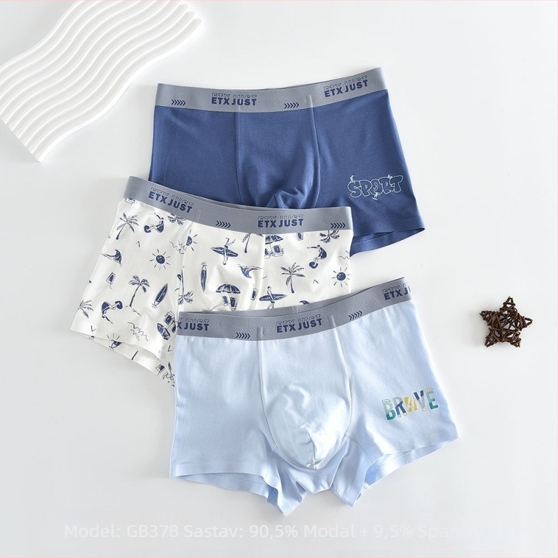 Muške modal boxerice, srednji pojas, za djecu od 8 godina