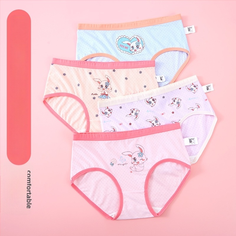 Dječje gaćice za djevojčice od modala 95%, antibakterijska zona prepona (7a), bez šavova u preponi, za djecu 3–8 godina, jesen 2024