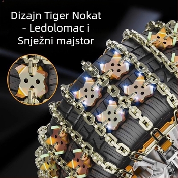 Tiger Claw Field Chain snježni lanac za sva vozila, čelik, pogodan za gume 165–275 mm, težina 2000 g