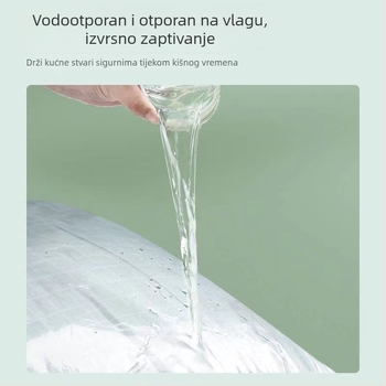 Vreća za jorgan, prozirna, otporna na prašinu i vlagu, plastični organizator za preseljenje