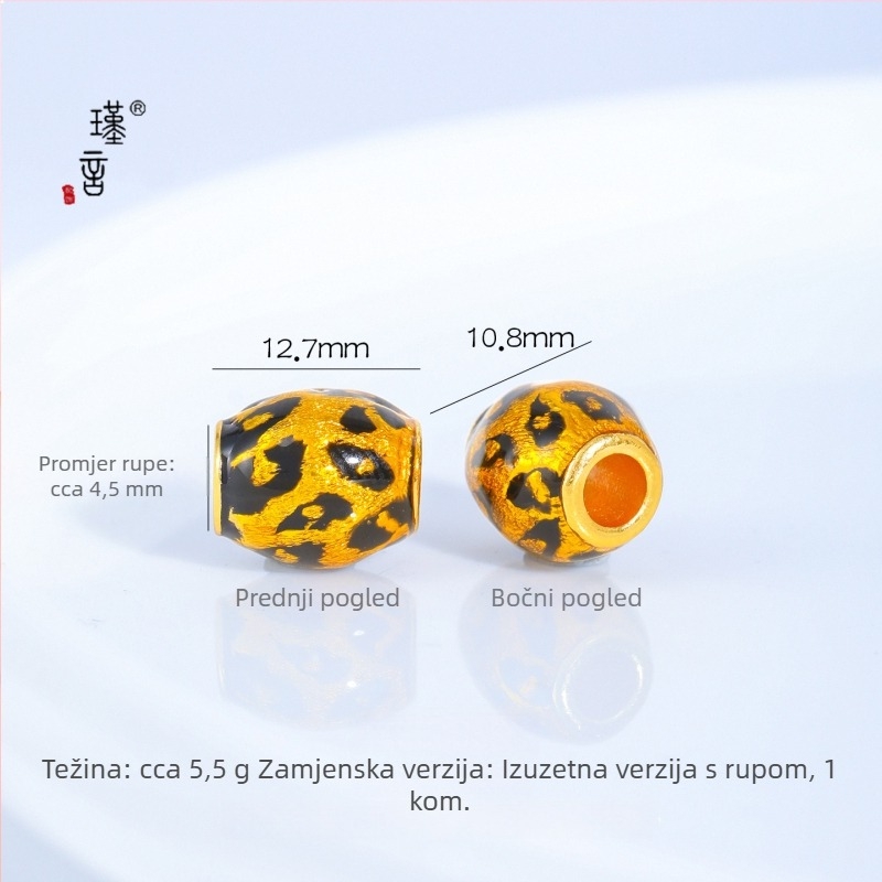 Bakrena narukvica, elektroplatiranje, vintage stil, literarno retro, brend Jinyan