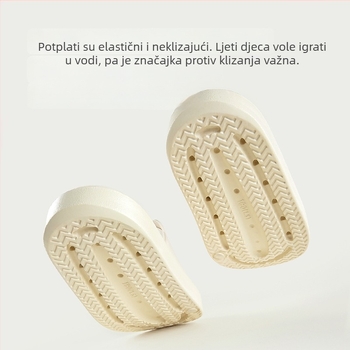 Dječje sandale s karikaturnim uzorkom – gornji dio PVC, đon EVA, mekana protuklizna potplata, unisex