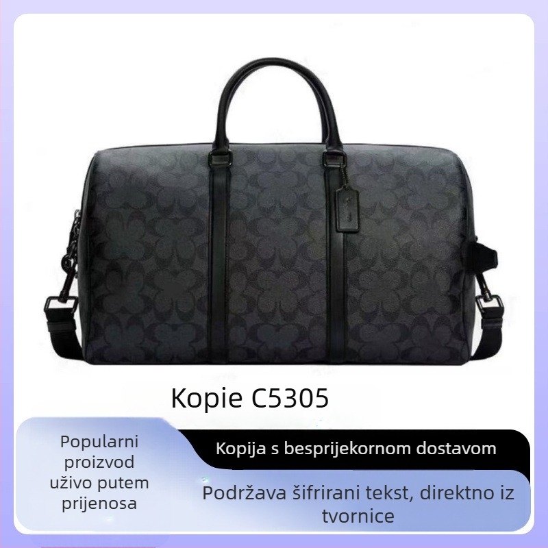 Vintage crossbody torba za putovanja, PVC, kapacitet 20–35L, prozračna i otporna na habanje, podstava od poliestera, unisex