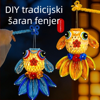 Fenjer Fat Dragon: motiv koi ribe, nepravilan oblik, DIY, klasičan stil