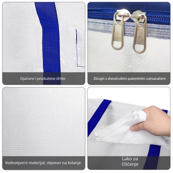 Vreća za preseljenje — kuboidnog oblika, PP materijal, model ycl054, višestruka namjena, paket od 48 komada