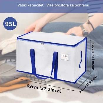 Vreća za preseljenje — kuboidnog oblika, PP materijal, model ycl054, višestruka namjena, paket od 48 komada