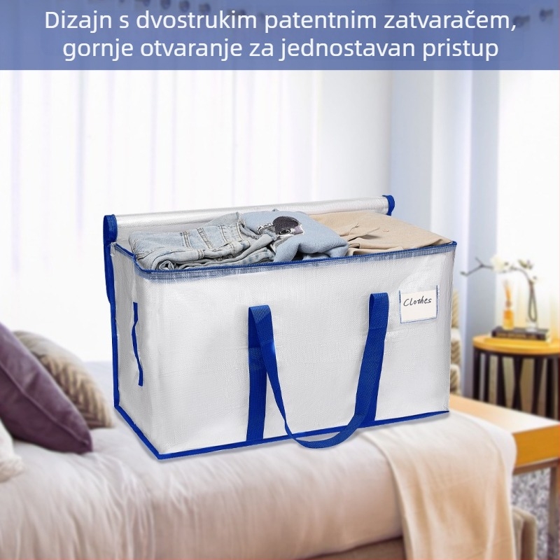 Vreća za preseljenje — kuboidnog oblika, PP materijal, model ycl054, višestruka namjena, paket od 48 komada