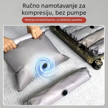 Vakumska kompresijska torba za skladištenje, Oxford tkanina, sklopa se, japanskog stila, za donje rublje, za spavaću sobu/ormar/ladicu