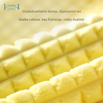 Ibaby veluru dječja udobna deka za spavanje – 100–200 g, za djecu 1–12 godina, četiri sezone