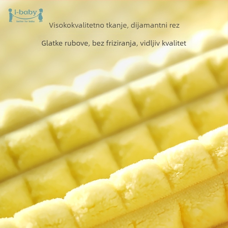 Ibaby veluru dječja udobna deka za spavanje – 100–200 g, za djecu 1–12 godina, četiri sezone