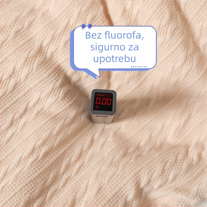 KELE pokrivač za bacanje, poliesterski jacquard pleteni s fleece podstavom i tekstnim vezom, za bebe i djecu 1–3 godine, zima–jesen