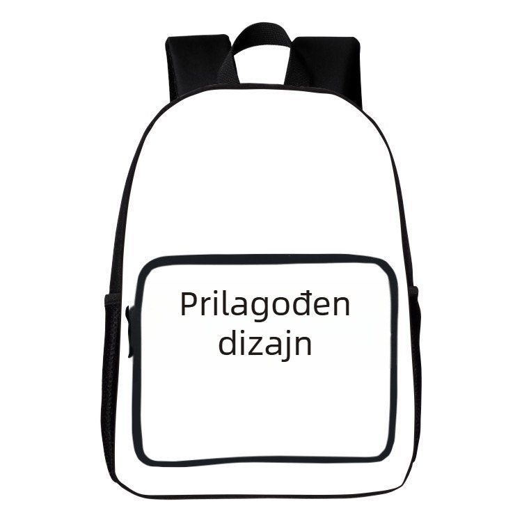 Unisex poliesterski školski ruksak – stil mladenačkog kampusa, smanjuje teret, zakrivljene naramenice