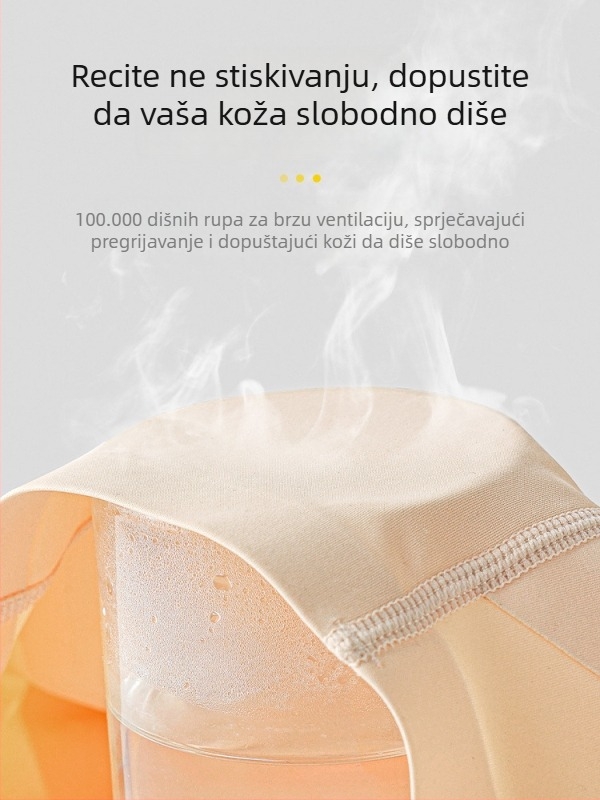 Ženske najlon bezšivne sigurnosne hlače, 3/4 dužine, podizanje stražnjice.